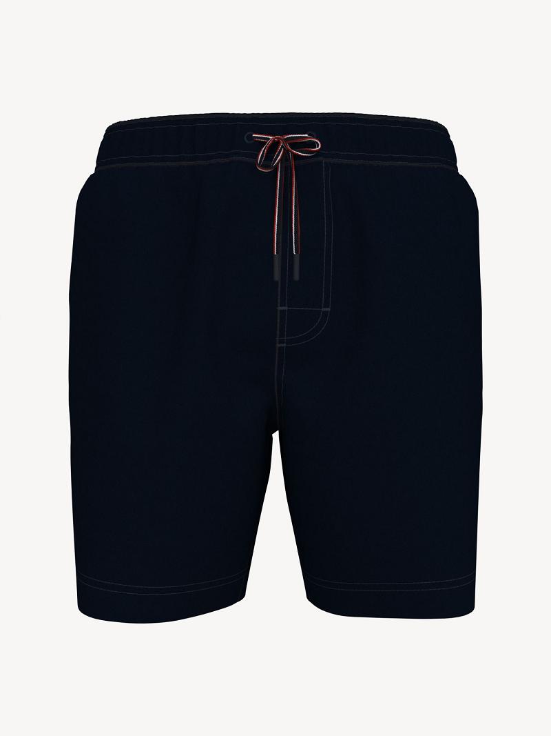 Férfi Tommy Hilfiger Essential solid swim trunk Úszóruhák Kék | HU 880JPQ